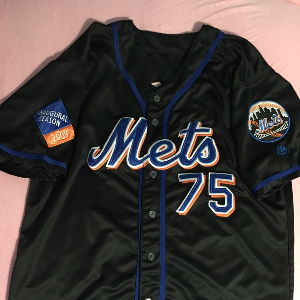 NY Mets #75 Fransisco Rodriguez  Jersey